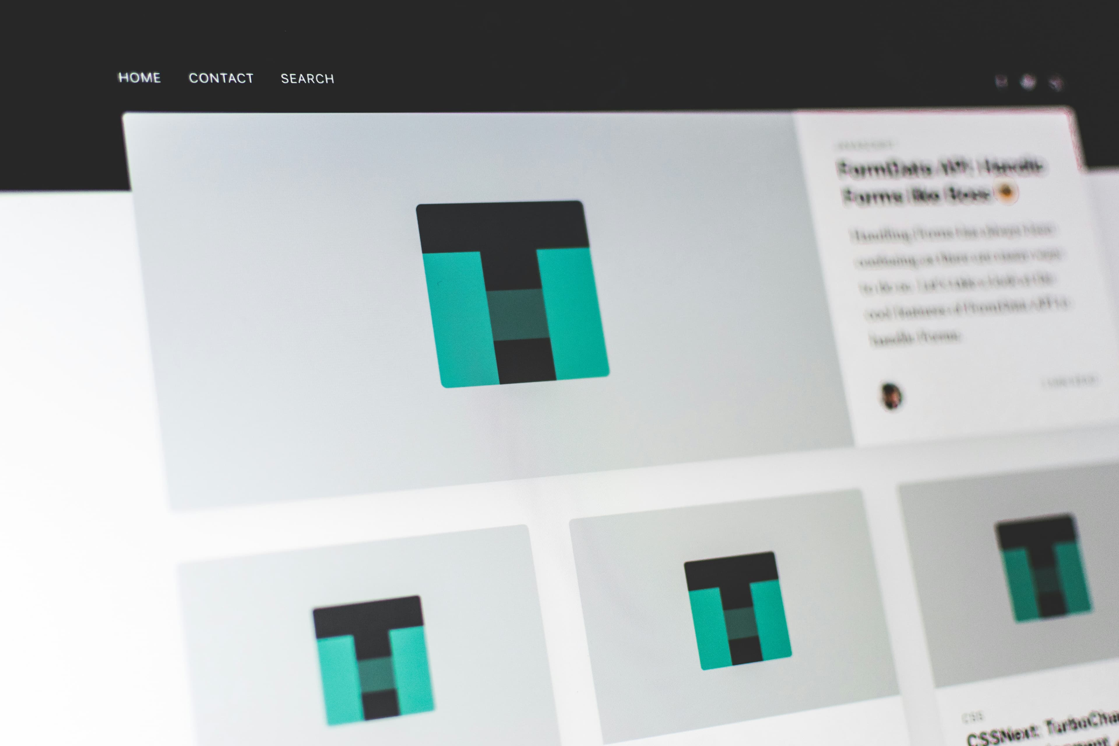 Design prototypes and HTML mockups